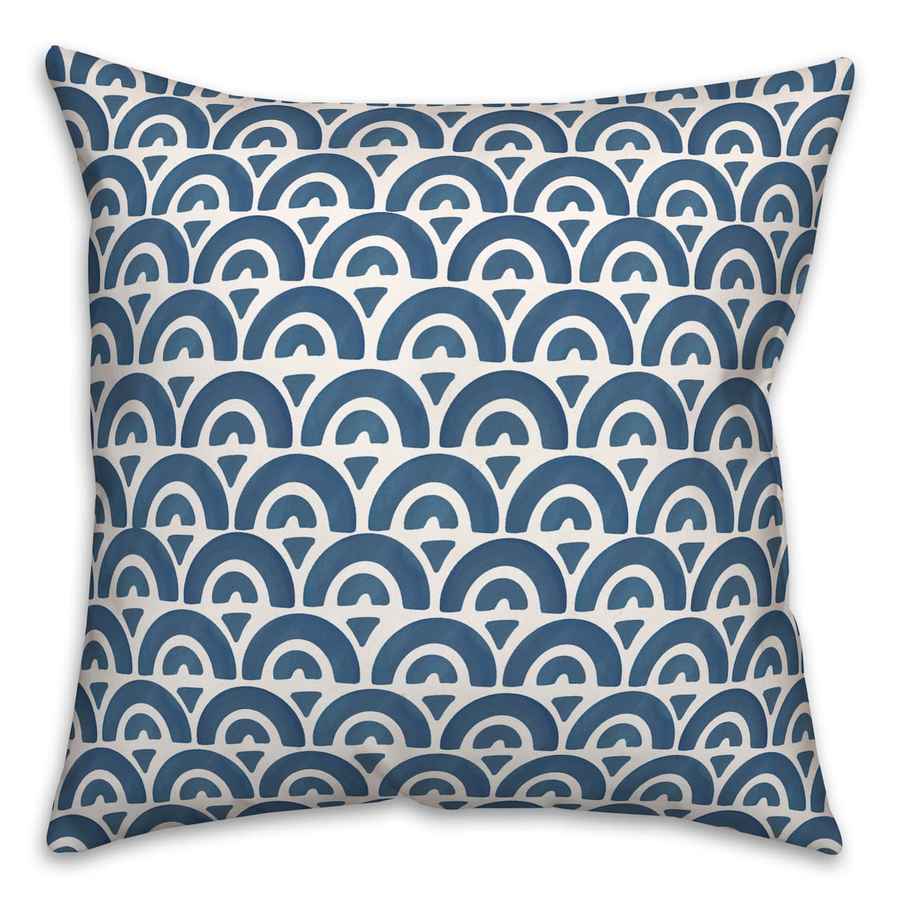 Scallop Pattern 18" x 18" Indoor / Outdoor Pillow